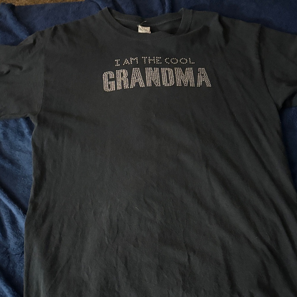 Gildan Black 'Cool Grandma' Short Sleeve Tee